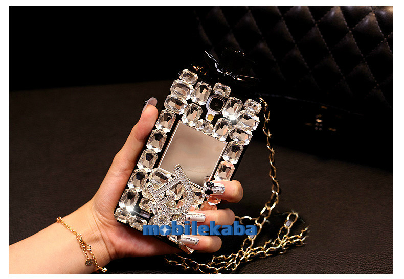 
ダイヤモンド手作り 香水ボトル型アイフォンSE/5s携帯カバー シリコン製ソフト
