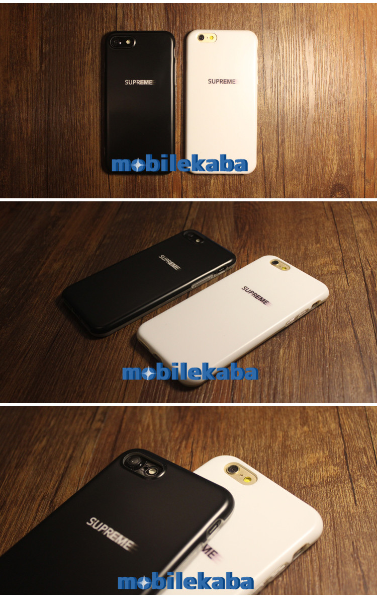 
人気シュプリーム　iphone7  ケースシュプリーム  シンプル　黒白

