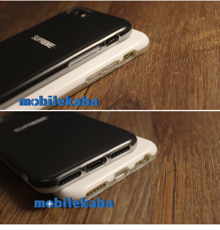 
人気シュプリーム　iphone7  ケース　シュプリーム　シンプル黒白
