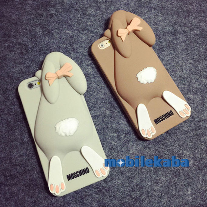 
ウサギ可愛いデザインiPhoneXケースアイフォン8携帯カバー
