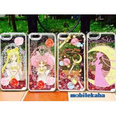 美少女戦士セーラームーンiPhone8/7携帯ケース 綺麗キラキラ流れ砂デザイン おしゃれ可愛風Sailor Moonアイフォン8ケース