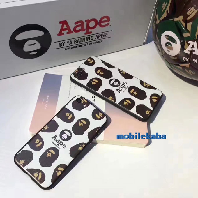 
Aape 浮き彫り猿アイフォン8ケース

