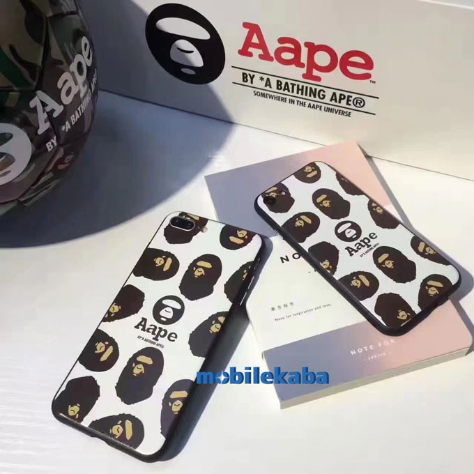 
Aape 浮き彫り猿 流行りiPhone8ケース
