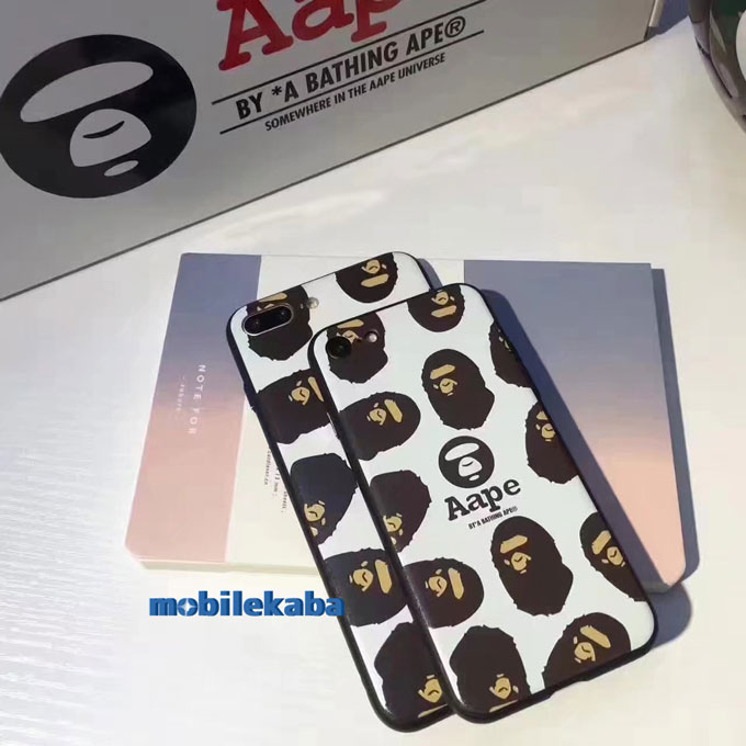 
Aape 浮き彫り 男女兼用 アイフォン8ケース
