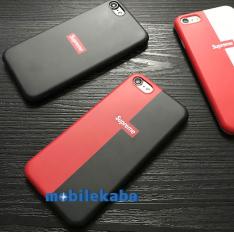 SUPREME 個性配色 赤黒 赤白 ブランド風 シュプリーム アイフォンX iPhoneX iPhone8 ケース シンプル 簡潔美しさ ヤング向けのカバー