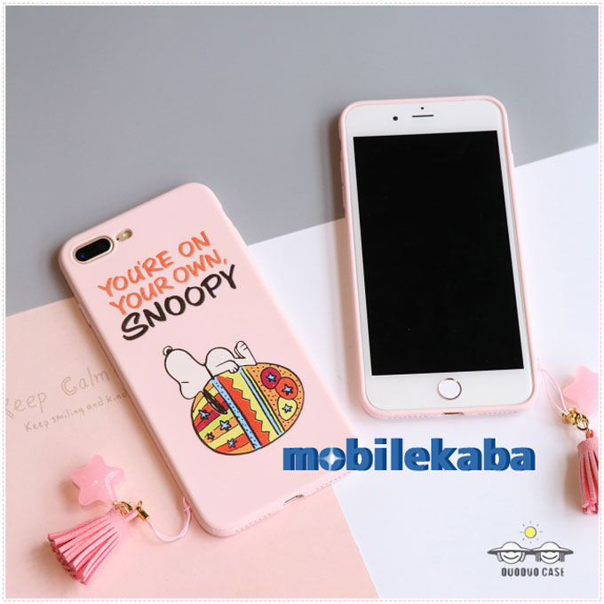 
ピンク スヌーピー iPhoneX iPhone8 ケース
