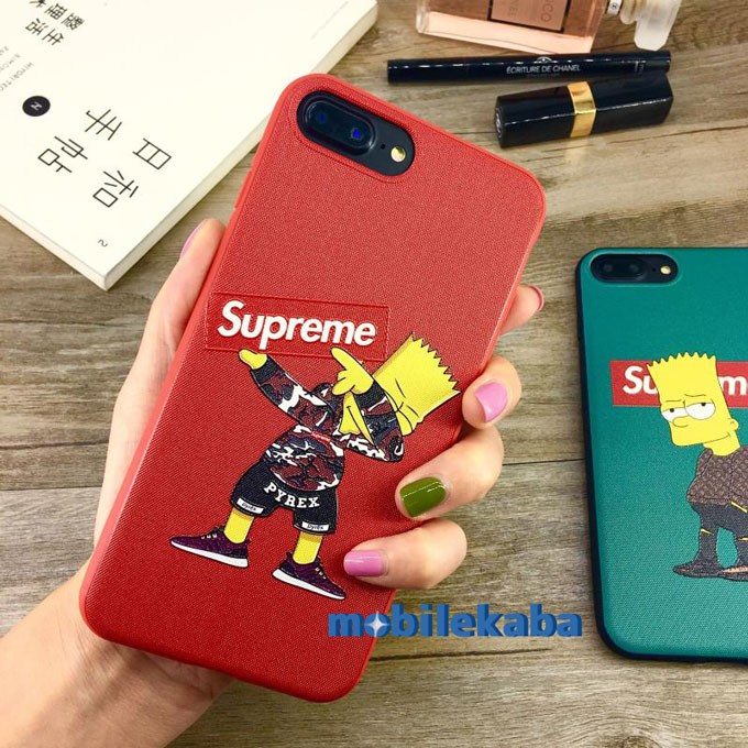 
カップル シュプリーム シンプソンズ キャラクター iPhoneX iPhone8 ケース
