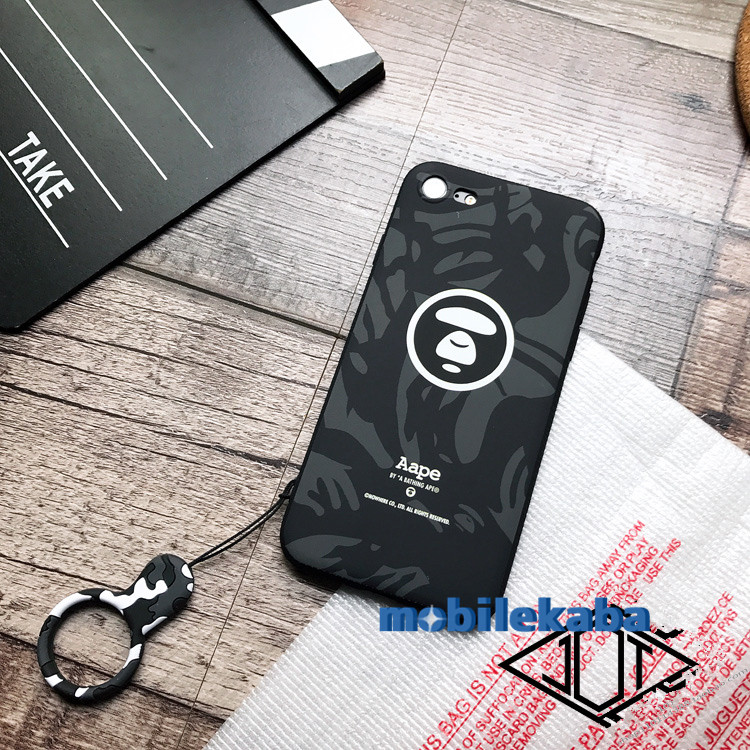 
最新男性芸能人ape迷彩iphone7ケースx猿サル頭ストリートファッション　アイフォン6sソフト携帯カバー滑り止めエーエイプAape
