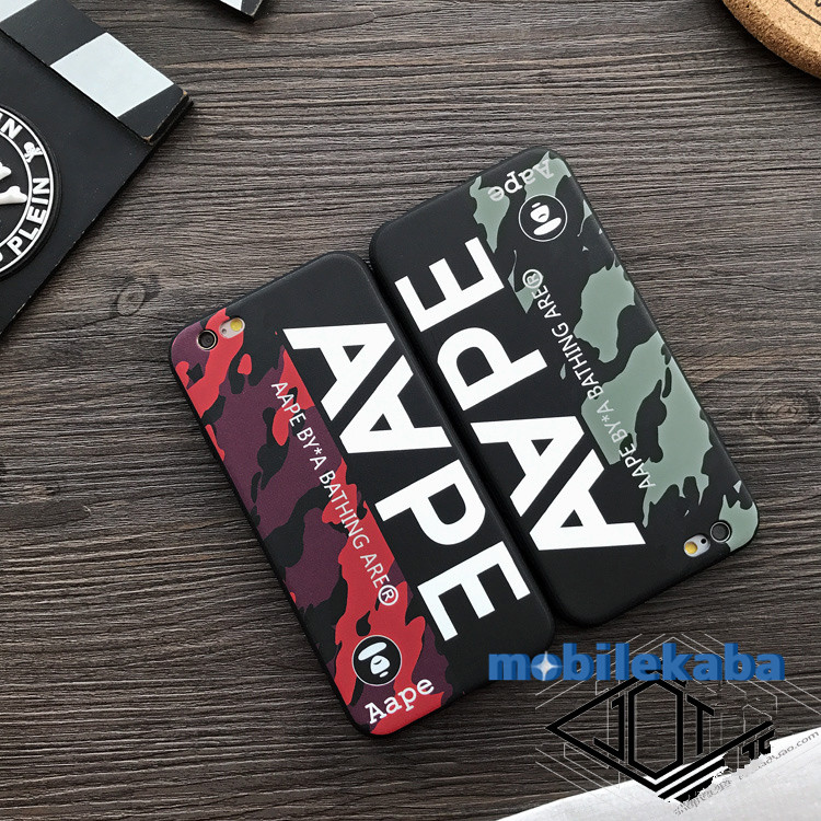 
エーエイプ Aapeiphone7ケース8 plus個性英語文字ロゴおしゃれファッションブランド アイフォン6sソフト携帯カバーかっこいい
