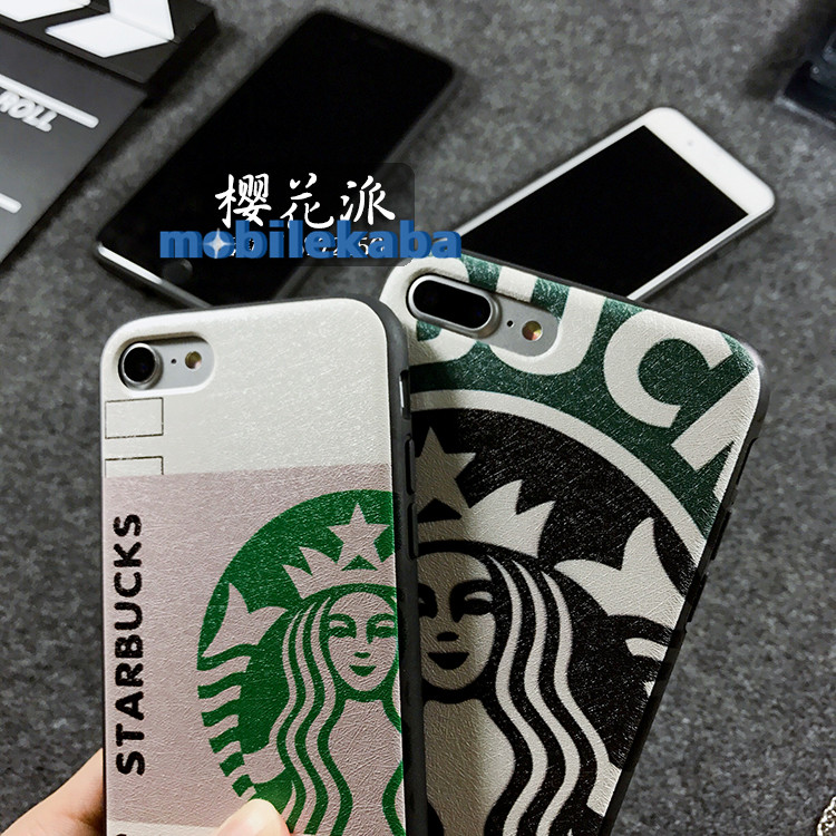 
ブランド人気スターバックス コーヒーデザイン アイフォンX/8Plus/7ケースiphone6splusソフト携帯カバー
