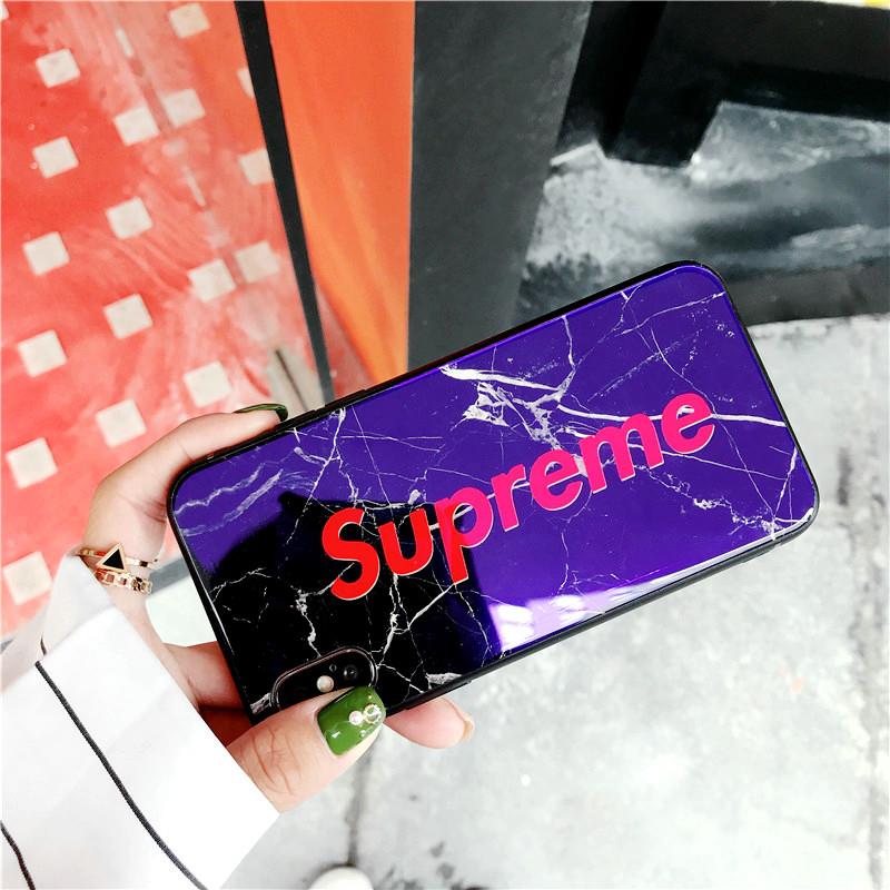 
SupremeケースiPhoneX/8シュプリーム高級メッキ加工アイフォン8/7Plus/7/6s携帯カバー猿エーエイプ
